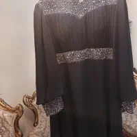 لباس مجلسی حریر نگین کاری شده