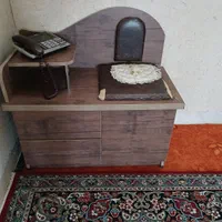 میز تلفن با دو کشو و کمد