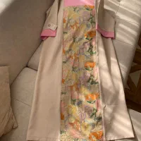 پیراهن پانج سوزن دوزی