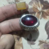 انگشتر قدیمی سنگ معدنی کار دست|جواهرات|زاهدان, |دیوار
