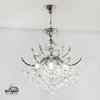 لوستر کریستالی 10 شعله مارک نورسازان راد