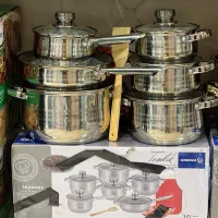 سرویس استیل کرکماز درب پیرکس ۱۶ پارچه