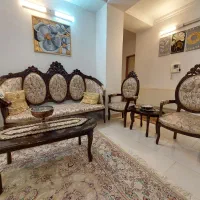 مبلمان استیل ۸ نفره چوب سالم و محکم|مبلمان خانگی و میز عسلی|آمل, |دیوار