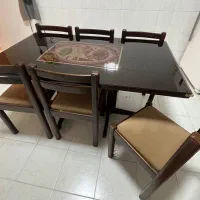 میز ناهار خوری تمام چوب|میز و صندلی غذاخوری|تویسرکان, |دیوار