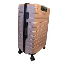 چمدان خارجی رنگ صورتی سایز متوسط