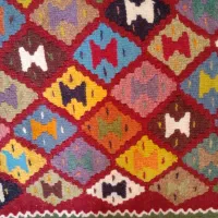 گلیم سنتی کاملا سالم