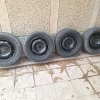 رینگ و لاستیک و سینی زیر موتور