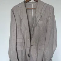کت مردانه لینن ایتالیایی سایز ۴۸ نو تگدار