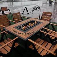 صندلی رستوران باغی / آتشدان code030 دوکاره