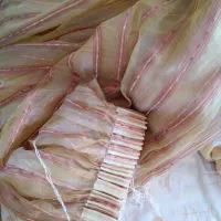 پرده حریر والان دار