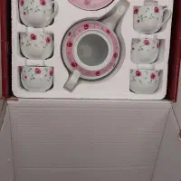 چینی 17 پارچه پینک رز