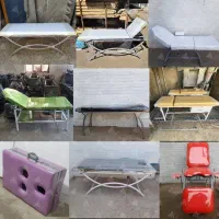 تخت زیبایی، ترالی، تابوره و تجهیزات کلینیک|پزشکی|جوادآباد, |دیوار