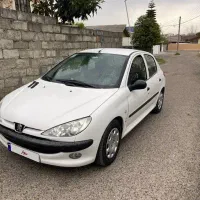 ۲۰۶ سفید تیپ ۲ بی رنگ مدل ۹۶، بدون ضربه