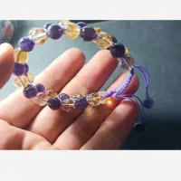 دستبند آمیتیست سیترین (دستبند دوردیفه گوهرسنگ اصل)|جواهرات|شیراز, شهرک امیر کبیر|دیوار