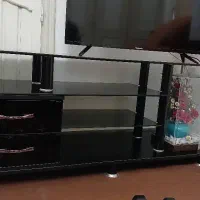 فروش میز تلویزیون شیشه ای سالم