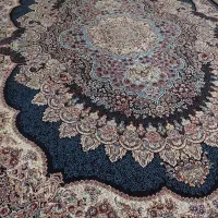 جفت قالی ۱۲متری ۷۰۰شانه تراکم ۲۵۵۰نگین مشهد