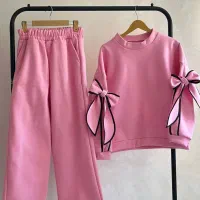 ست دورس و شلوار پاپیونی