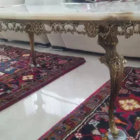 دو‌عدد میز عسلی برنجی