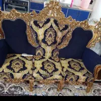 مبل سلطنتی۷نفره بامیزو۲جلومبلی
