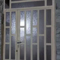 دوعدد پنجره و درب پذیرایی|مصالح و تجهیزات ساختمان|رامهرمز, |دیوار