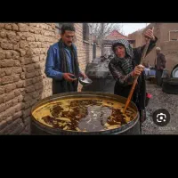 5 عدد دیگ بزرگ مسی برای آبگوشت نذری