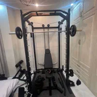 دستگاه بدنسازی اسمیت یک طرفه**قوی،|تجهیزات ورزشی|ساری, |دیوار