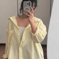 شومیز زرد کره ای