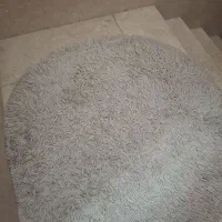 فرش گرد فانتزی سفید