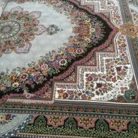 فرش ۹متری  ۷۰۰شانه دستبافت گونه نگین مشهد طرح بهشت