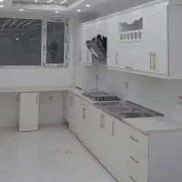 کابینت آماده  ۲ طرف دیواری زمینی  تکمیل