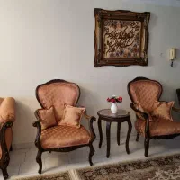 مبل استیل همراه با میز ناهار خوری|مبلمان خانگی و میز عسلی|تهران, اکباتان|دیوار