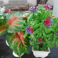 مجموع  ۶ عدد گل مصنوعی  نو