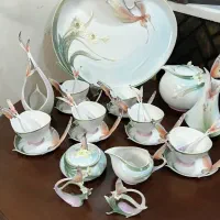 سرویس چای خوری گلدان جاشمعی شیرینی خوری برند فرانز
