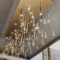 لوستر سقفی طرح مدادی طرح لوله ای