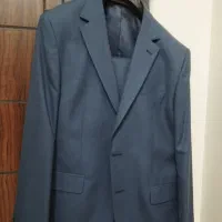کت و شلوار آبی نفتی نو