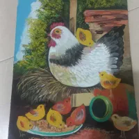 تابلو نقاشی کشیده با دست