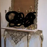 اینه شمعدان برنزی