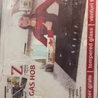 گاز توکار شیشه ای ۵ شعله چدنی برند لتو