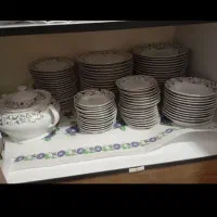 سرویس چینی دوازده نفره|ظروف سرو و پذیرایی|رفسنجان, |دیوار