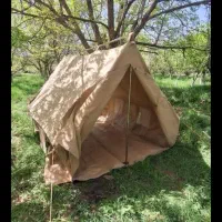 چادر برزنتی خاکی ضد اب