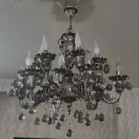 لوستر ۶ شاخه ۱۲ شعله جنس برنج