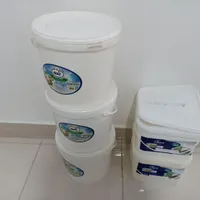 تعدادی دبه جا ترشی نو|ظروف نگهدارنده، پلاستیکی، یک‌بارمصرف|کوهدشت, |دیوار