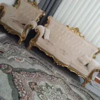 مبل سلطنتی هفت نفره|مبلمان خانگی و میز عسلی|نسیم‌شهر, |دیوار