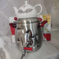 کتری قوری .سرویس قابلمه.قاشق چنگال