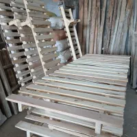 کفی تخت زیر تختی تمام چوب|تخت و سرویس خواب|شیروان (خراسان), |دیوار