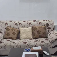 مبل 7نفره با جلومبلی وعسلی