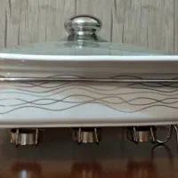 ظرف سوفله خوری ۳ وارمر دار سرامیکی جهیزیه صدرا|ظروف سرو و پذیرایی|شیراز, شهرک گلستان|دیوار