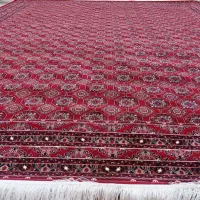 فرش ۴*۳ ترکمن روناسی نو ۱۲۰۰ شانه ۳۶۰۰ تراکم