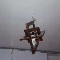لوستر چوبی