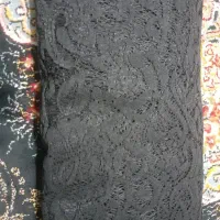 پارچه گیپور مشکی